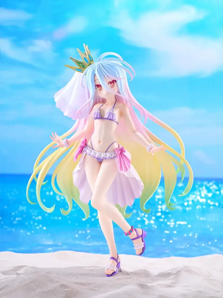 Figurine Shiro Ver. Swimsuit Dress de No Game No Life par FuRyu (Tenitol Tall)